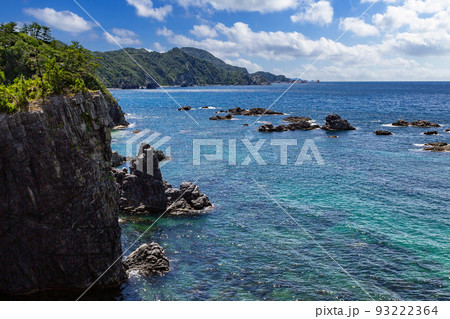 青海島海上アルプス　山口県長門市 93222364