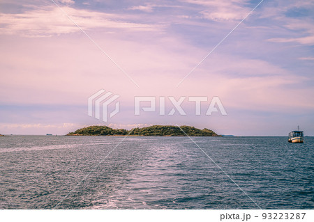 Sak island (Koh Sak). Beautiful sea at Chonburi, Thailand. 93223287