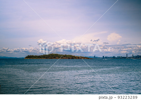 Sak island (Koh Sak). Beautiful sea at Chonburi, Thailand. 93223289