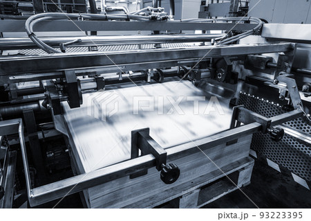 Polygraphic process in modern printing house Polygraphic process in modern printing house 93223395