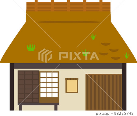 日本の御伽噺のような茅葺屋根の民家 日本の御伽噺のような茅葺屋根の民家 93225745