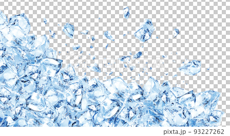 ice illustration real background crack 93227262