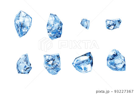 氷 イラスト リアル 単体 鋭利 氷 イラスト リアル 単体 鋭利 93227367