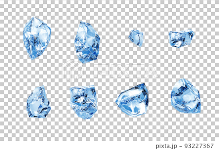 氷 イラスト リアル 単体 鋭利 氷 イラスト リアル 単体 鋭利 93227367