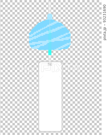 Dot picture wind chime strip (blue) Dot picture wind chime strip (blue) 93231690