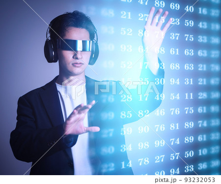 VRイメージ　フリー素材 93232053