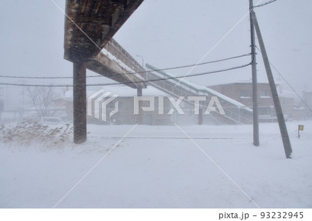 2021年12月の北海道、旭川駅から稚内駅までの宗谷本線の風景 2021年12月の北海道、旭川駅から稚内駅までの宗谷本線の風景 93232945