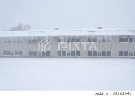 2021年12月の北海道、旭川駅から稚内駅までの宗谷本線の風景 93232946