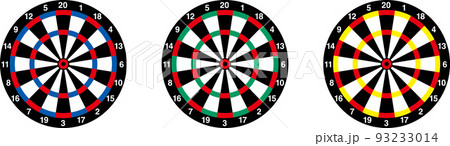 ダーツ イラスト　darts illustration 93233014