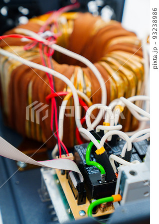 Internal device of electrical appliance, voltage stabilizer. Electrical diagram. Internal device of electrical appliance, voltage stabilizer. Electrical diagram. 93238986
