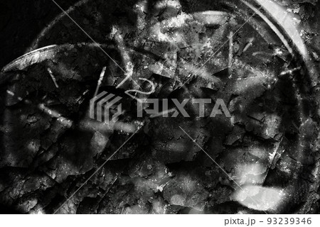 岩のテクスチャに時計・背景用・紳士・男性用イメージ背景 93239346