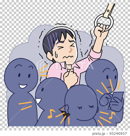 一個不擅長人群的男人溫柔的觸摸 93240937