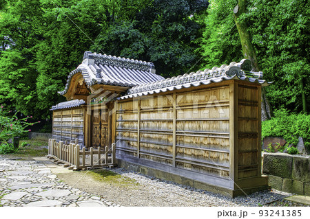 東京都　小石川後楽園　唐門 93241385