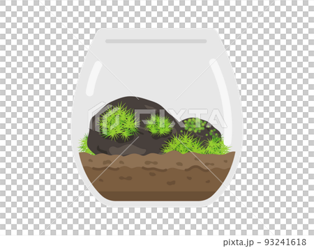 苔テラリウムのイラスト 93241618