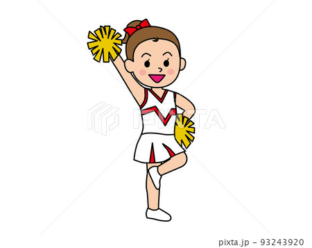 チアリーダーの女の子 チアリーダーの女の子 93243920