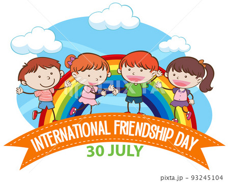 International Friendship Day banner design 93245104