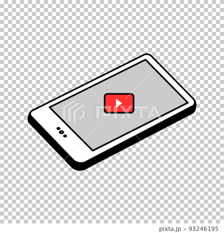 動画配信者 シンプルイラスト スマホ 動画配信者 シンプルイラスト スマホ 93246195