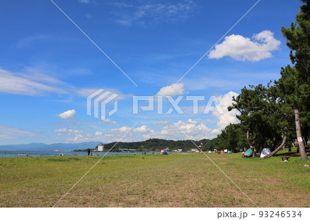 滋賀県の琵琶湖 松原水泳場で撮影 93246534