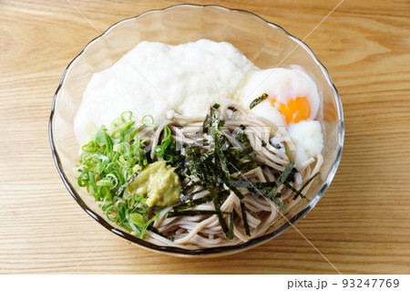 とろろ蕎麦 ぶっかけ蕎麦 とろろ蕎麦 ぶっかけ蕎麦 93247769