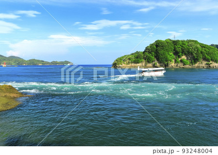 【愛媛県】来島海峡急流観潮船と船折瀬戸　 93248004