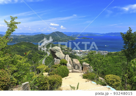 【広島県】白滝山からの眺望(尾道 因島 五百羅漢) 【広島県】白滝山からの眺望(尾道 因島 五百羅漢) 93248015
