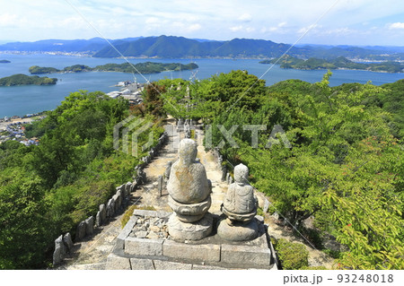 【広島県】白滝山からの眺望(尾道 因島 五百羅漢) 【広島県】白滝山からの眺望(尾道 因島 五百羅漢) 93248018