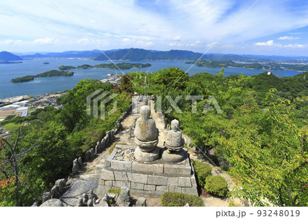 【広島県】白滝山からの眺望(尾道 因島 五百羅漢) 【広島県】白滝山からの眺望(尾道 因島 五百羅漢) 93248019