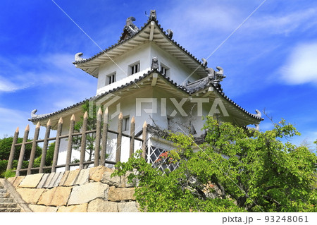 【広島県】晴天の因島水軍城 93248061