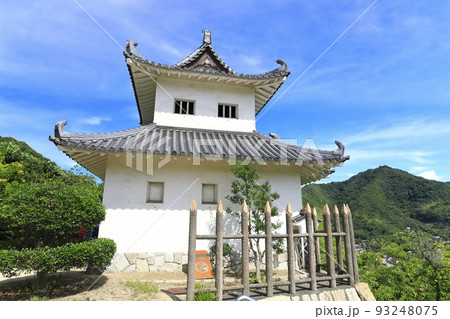 【広島県】晴天の因島水軍城 【広島県】晴天の因島水軍城 93248075