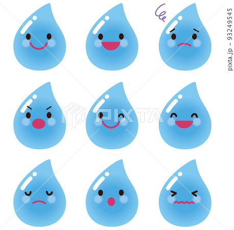 水滴のキャラクター 水道 水 環境 水滴のキャラクター 水道 水 環境 93249545