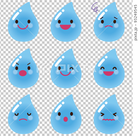 水滴のキャラクター 水道 水 環境 水滴のキャラクター 水道 水 環境 93249545