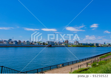 尾久橋からの隅田川(王子方面) 93250522