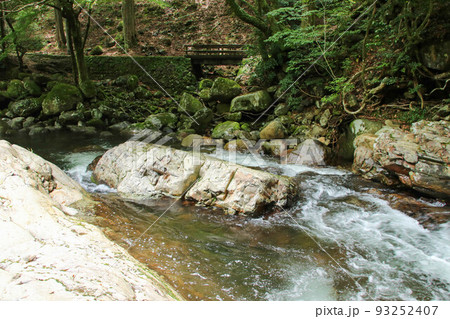 愛媛県松野町 滑床渓谷の風景 愛媛県松野町 滑床渓谷の風景 93252407