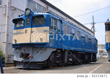 JR大宮工場でかつて保存されていたED62-17号機_2009/5/23撮影の写真