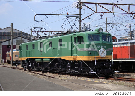 JR大宮工場でかつて保存されていたEF58-93号機_2009/5/23撮影 JR大宮工場でかつて保存されていたEF58-93号機_2009/5/23撮影 93253674