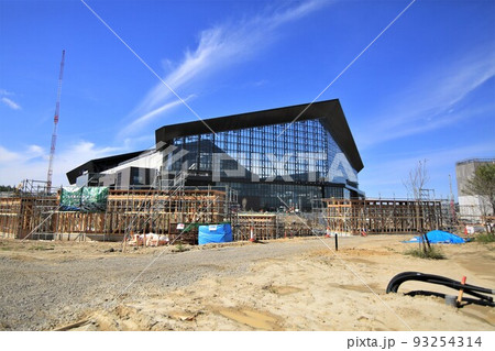 完成間近のボールパーク（北海道北広島市） 93254314