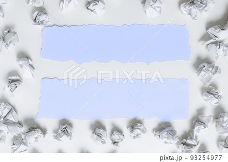 Abstract Plain Tear Paper Showing Background Conspectus Flatlay Sheet Presenting Another Backdrop Outline Pad Exhibiting Real History Broken Note Reveal Behind 93254977