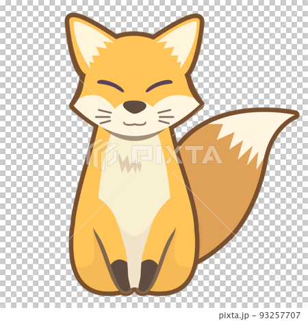 狐のイラスト 93257707