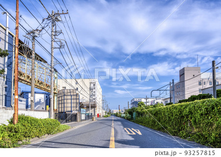 川崎の都市風景 武蔵白石駅 川崎の都市風景 武蔵白石駅 93257815