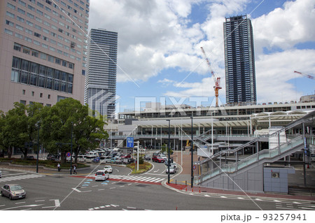 JR広島駅北口のロータリー JR広島駅北口のロータリー 93257941