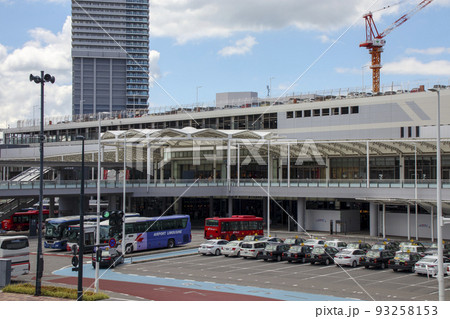 JR広島駅北口のタクシー乗り場 93258153