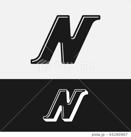 Monogram Initial Letter MM Simple Logo Graphic by Nuriyanto51