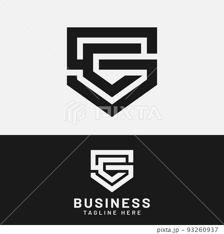 S C SC CS Letter Monogram Initial Logo Design Template S C SC CS Letter Monogram Initial Logo Design Template 93260937