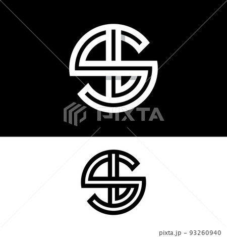 Letter Monogram S L SL LS Circle Logo Design Template Letter Monogram S L SL LS Circle Logo Design Template 93260940
