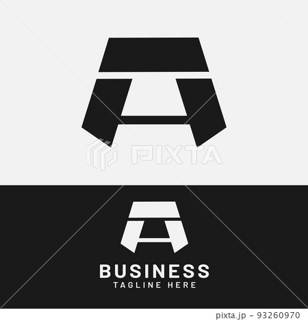 Letter Initial A Bench Logo Design Template 93260970