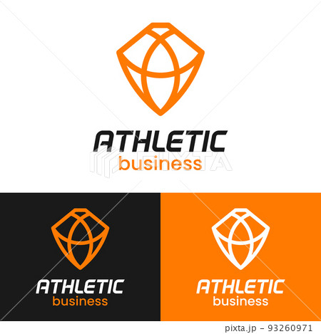Letter Initial A for Athletic Logo Design Template 93260971