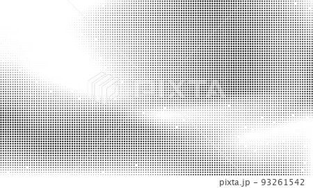 Halftone background. Grunge halftone pop art texture. White and black abstract wallpaper. Geometric retro vector Halftone background. Grunge halftone pop art texture. White and black abstract wallpaper. Geometric retro vector 93261542