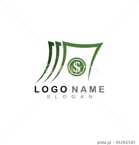 Money logo vector template stock vector illustration Money logo vector template stock vector illustration 93262585