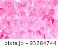 Big abstract wallpaper. Pink and white acrylic and oil rough surface 93264744