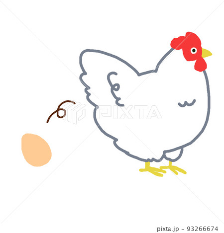 卵を産む鶏 卵を産む鶏 93266674